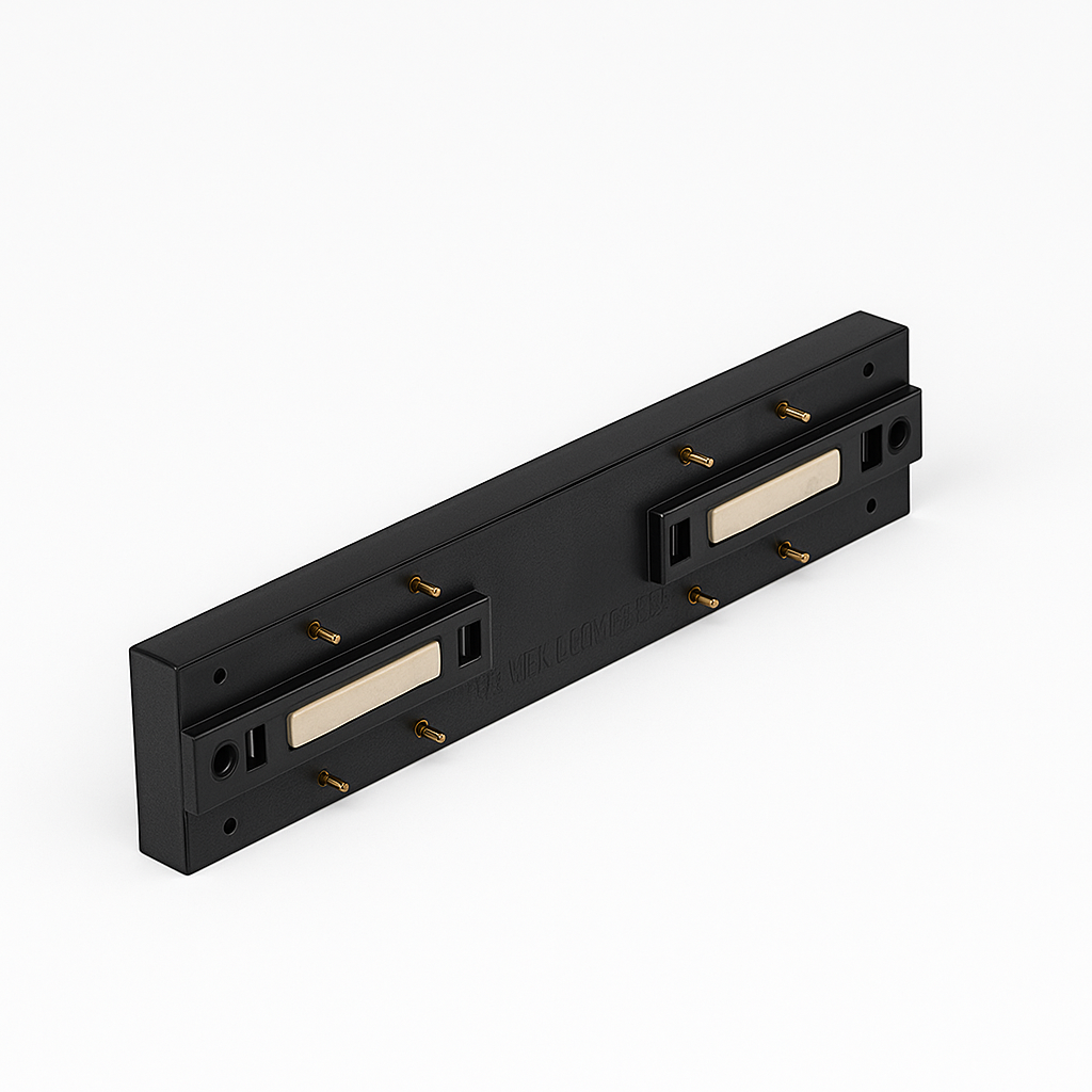 Conector recto T23A03 BK magnetico para riel T2510 123*26*11mm negro ULTRA