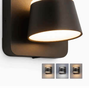 Aplique 7W LBD0840-7 BK 3000K NEGRO 120*145 100-240V EVOLIGHT