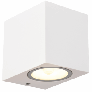 Aplique GU-10 GS53S-1 WH DOWN 60X155 BLANCA EVOLIGHT IP-65 ALUMINIO