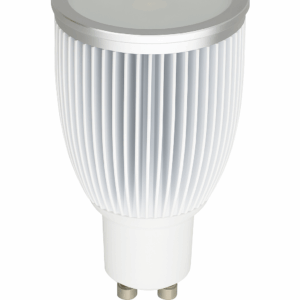 BOMBILLO 3000K 6W GU-10 DIMMIABLE 110V de aluminio ELECLUZ