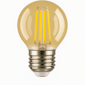 Bombillo 3000k 2w E-27 B17300 VINTAGE G-45 110V-130V ROOMLUX