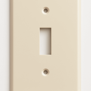 TAPA 2X4 PLASTICA SENCILLA INTERRUP.TOR JFC-031Z IVORY VINTAGE T/LEVITON