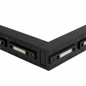 Conector 90º T23L04 BK magnetico para riel T2510 145*120*23mm negro ULTRA