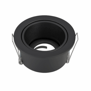 Emp. BASC. Ø CS57-A G5.3 RECES. NEGRO Ø 80mm (90*53.5) EVOLIGHT