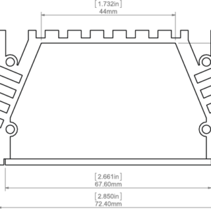 PERFIL ALUMINIO B6593 SEPOD KLUS