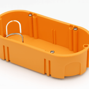 CAJA ELÉCTRICA D/EMPOTRAR OVALADA NARANJA PARA PAREDES DE SHETROCK
