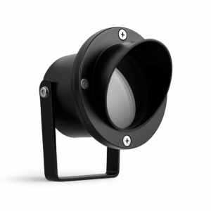 Lamp. jardin MR-16 JT-15701C-FG FIBRA BK D/SUPERF. IP-65 c/puya