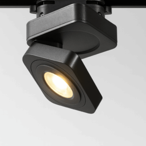 Foco riel 23W CRI-90 3000K 1600lm BASCULANTE NEGRA LCT0430-23 EVOLIGHT