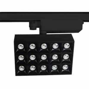 Foco mag. riel 15w 100*185mm 4100k recesado basculante magnetico 48v dc 24º