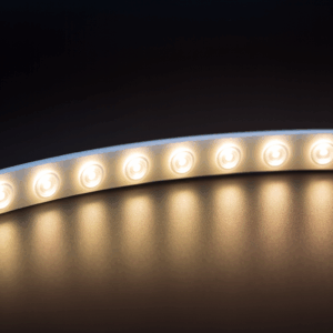 Cinta 3000K TPU 18W/Mts bañador de pared de 24V t 5mt IP-65 48 led/MT CRI90 12 mm