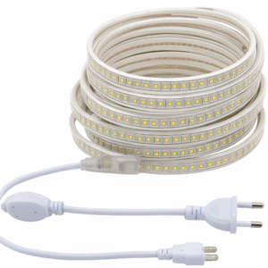 Manguera LED plana 15mm 6w/m 2835 3000k 72/led/mt ip-65 110v