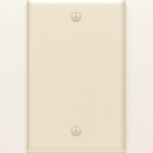 TAPA 2X4 PLASTICA CIEGA U0 T/LEVITON VINTAGE IVORY