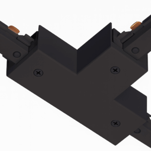 CONECTOR PARA RIEL T 2 FASES ( LINEAS) NEGRO