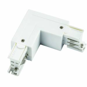 CONECTOR PARA RIEL L CURVA IZQUIERDA 4 LINEAS CS25-4 NEGRO