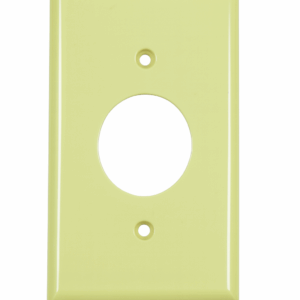 TAPA 2X4 PLAST.ICA SENCILLA T/LEVITON P/TOMAC.220V IVORY VINTAGE