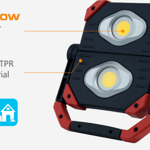 REFLECTOR 20W RECARGABLE 2*10W 2300LM B43312 230 LM 3.75V 5AH