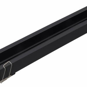 Riel MAG. externo T2210 BK "LARKO" 1 mt 44*51 mm recesado negro